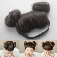 Baby Wig Bangs Hairband Children's Hair Accessories Baby's First Birthday Photography Styling Hair Accessories Gift 1