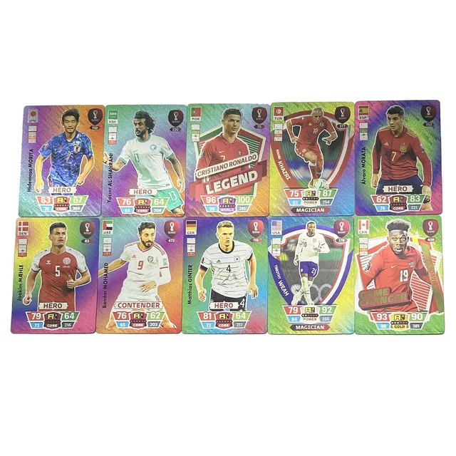 Cartes de football Black Ballsuperstar pour enfants, collection Signature  limitée, carte à collectionner, cadeau GérGift, 5-55 pièces - AliExpress