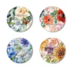 JIANWU 50mm*200cm Flower Season Poems Series Vintage Floral Landscaping Material Collage PET Tape Creative Journal Stationery 5