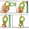 35KN Rigging Plate Figure 8 Shape Descender Rock Climbing Rappelling Belay Device Caving Rescue Canyoning 5