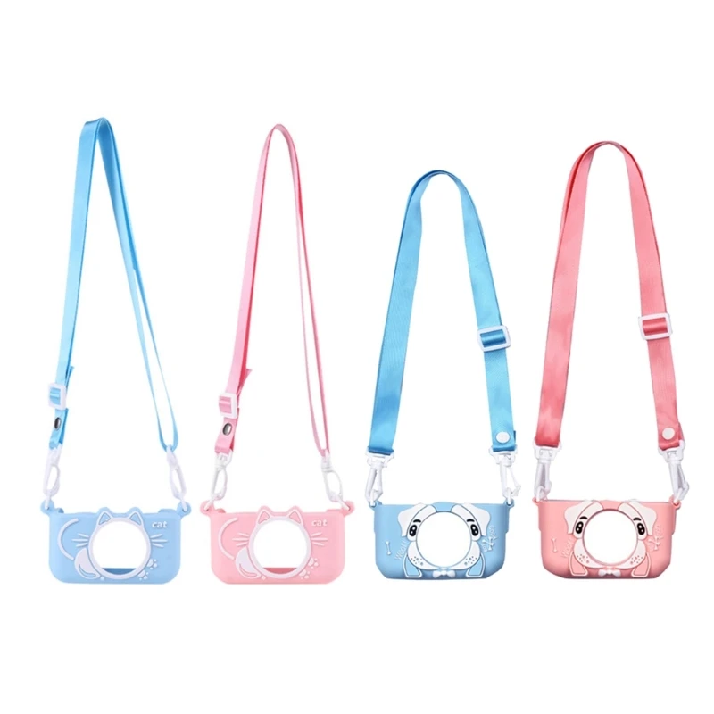 어린이 카메라 보호 커버 케이스, 어린이 카메라 실리콘 미니 조절 가능, J60A