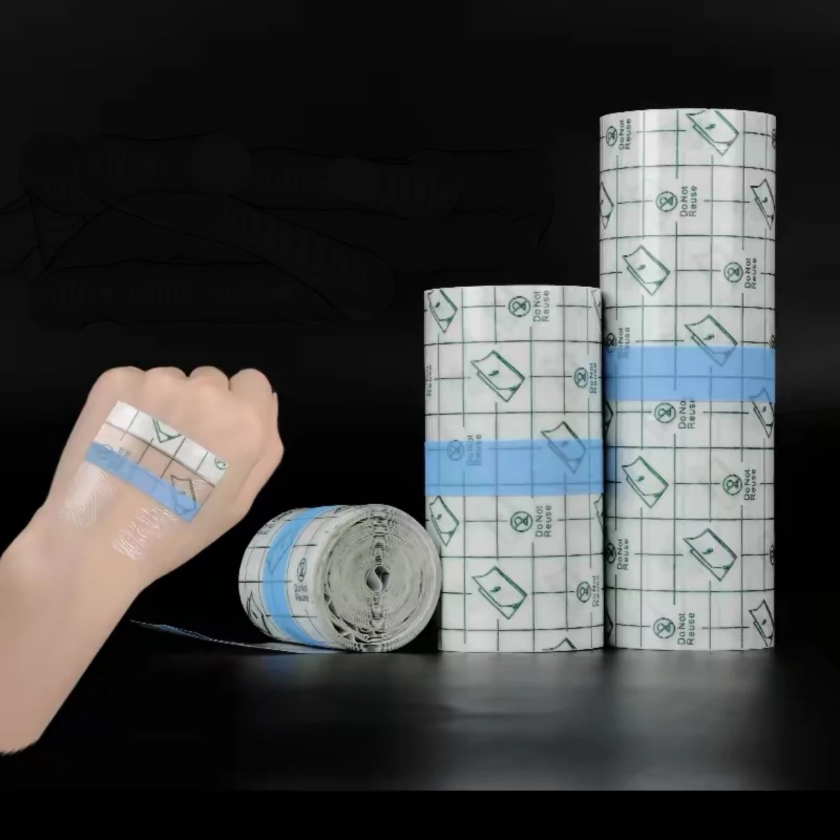 Protective PU Healing Film Tattoo Bandage For Aftercare 5M Transparent Skin Repair Wrap Roll Waterproof