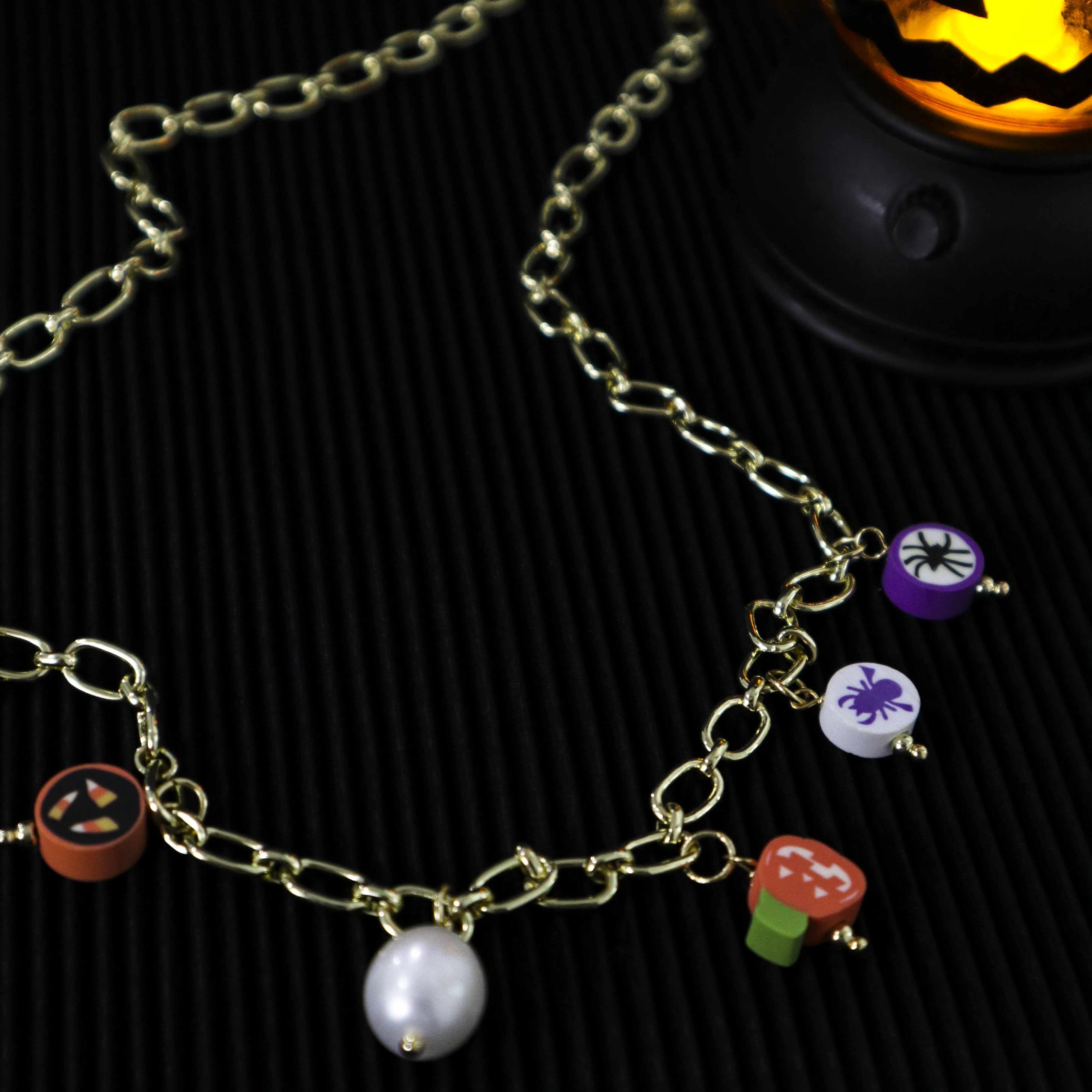 etail and Wholesale Fashion Party Pearl Necklace   halloween Pedant for Woman and Girl Holiday Gift