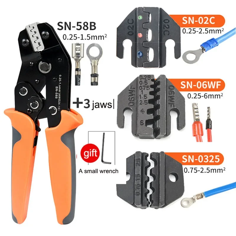 220v New New Multifunctional Crimping Pliers Interchangeable Die Cold Pressing P
