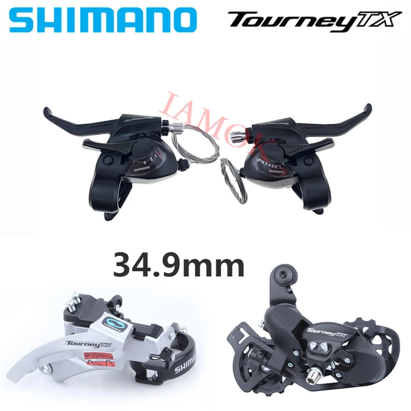 SHIMANO TOURNEY TX Mountain Bike Derailleur Kit ST TX800 Shift/Brake Lever Iamok FD TX800/RD