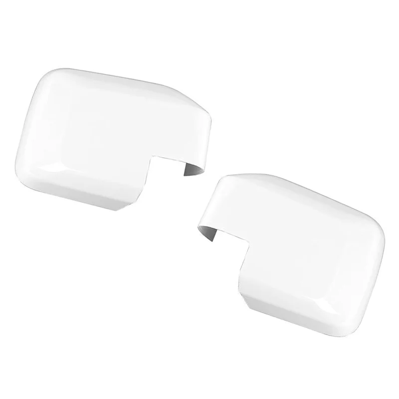 

1 Pair White ABS Car Left & Right Side Door Rearview Mirror Cover Cap Fit for Ford Bronco 2021 2022 2023