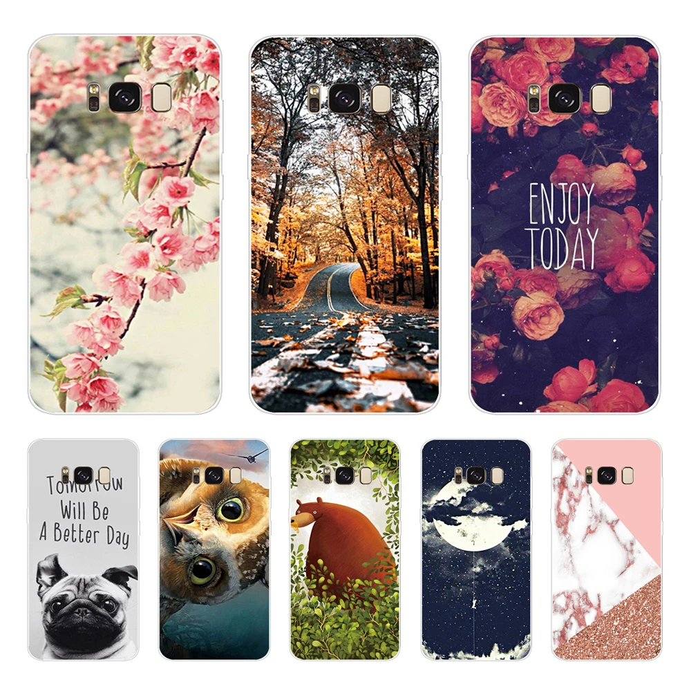 Custodia In Silicone Per Samsung Galaxy S8 Custodie Cover Per Samsung S8 Plus Phone Shell Nuovo Design Full 360 Maschera Protettiva In Coque