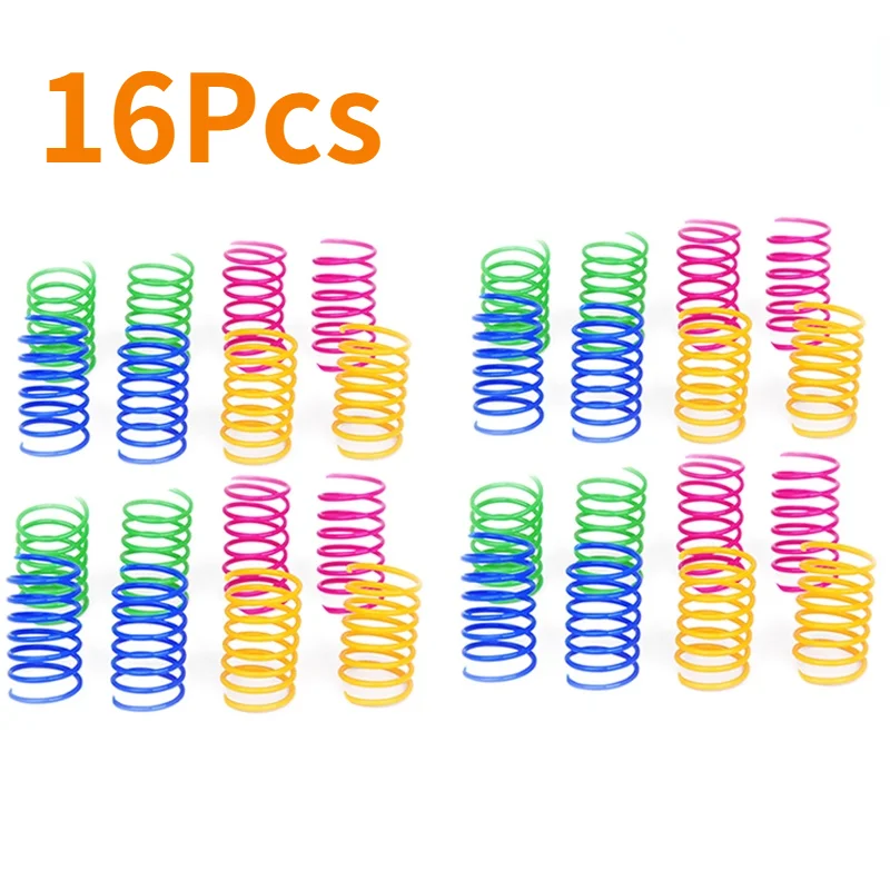 Kitten Coil Spiral Springs Cat Toys Interactive Gauge Cat Spring thumbnail 4