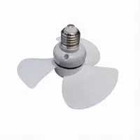 5W Small Cooling Fan E27 Screw Home Ceiling Fan Desktop Electric Fan for Kitchen Bedroom Dormitory Living Room Study,Table Fans 1