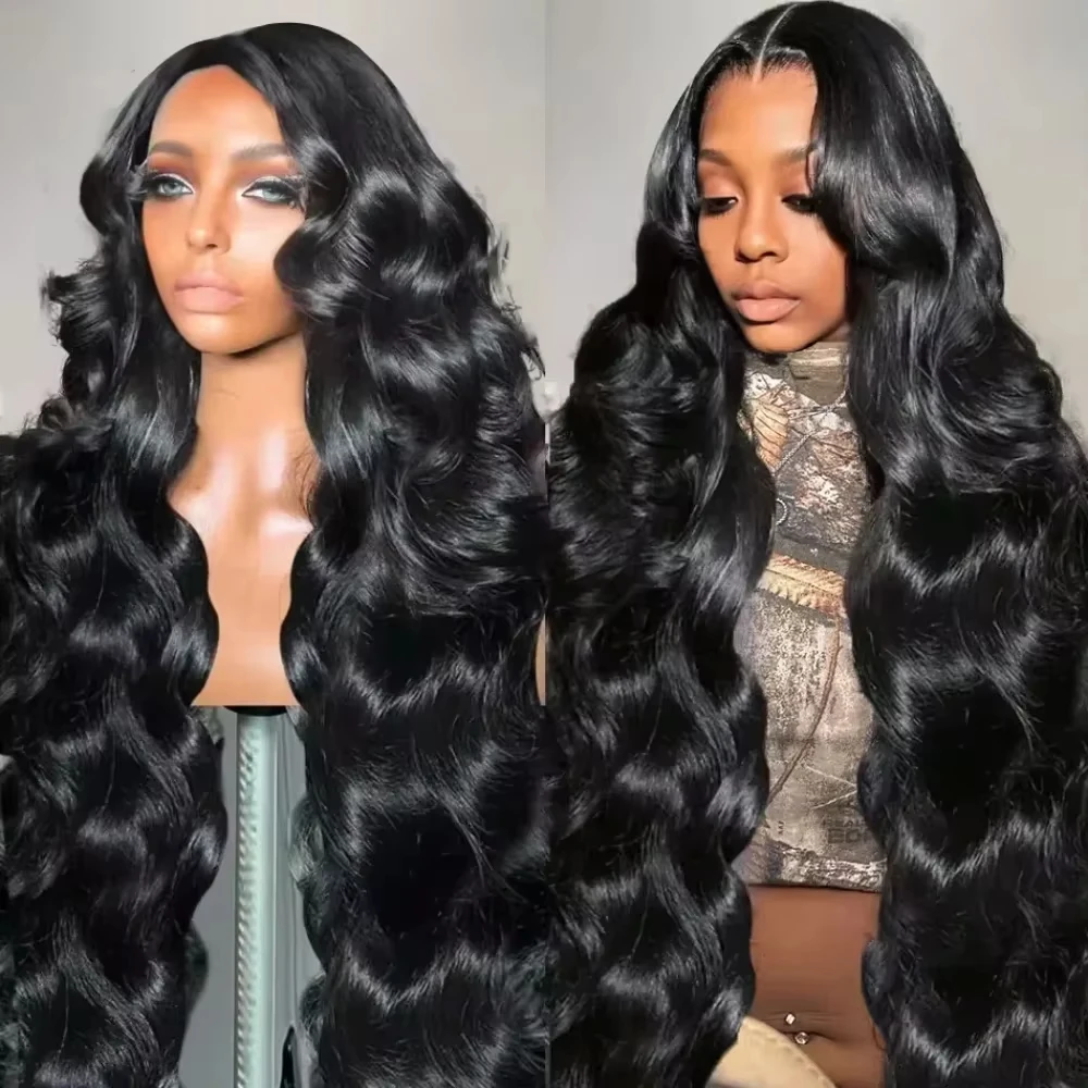 250% Density Body Wave Human Hair Wigs 13X4 Lace Front Human Hair Wig Pre Plucked Bleached Knots Wigs Human Hair 3