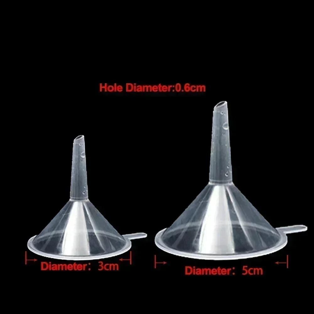 Mini Transparent Funnel Small Mouth Liquid Oil Hopper Plastic Gadgets