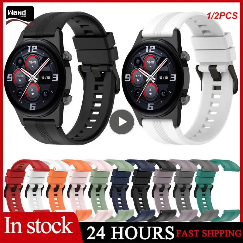 

1/2 шт., кожаный ремешок для наручных часов, 22 мм