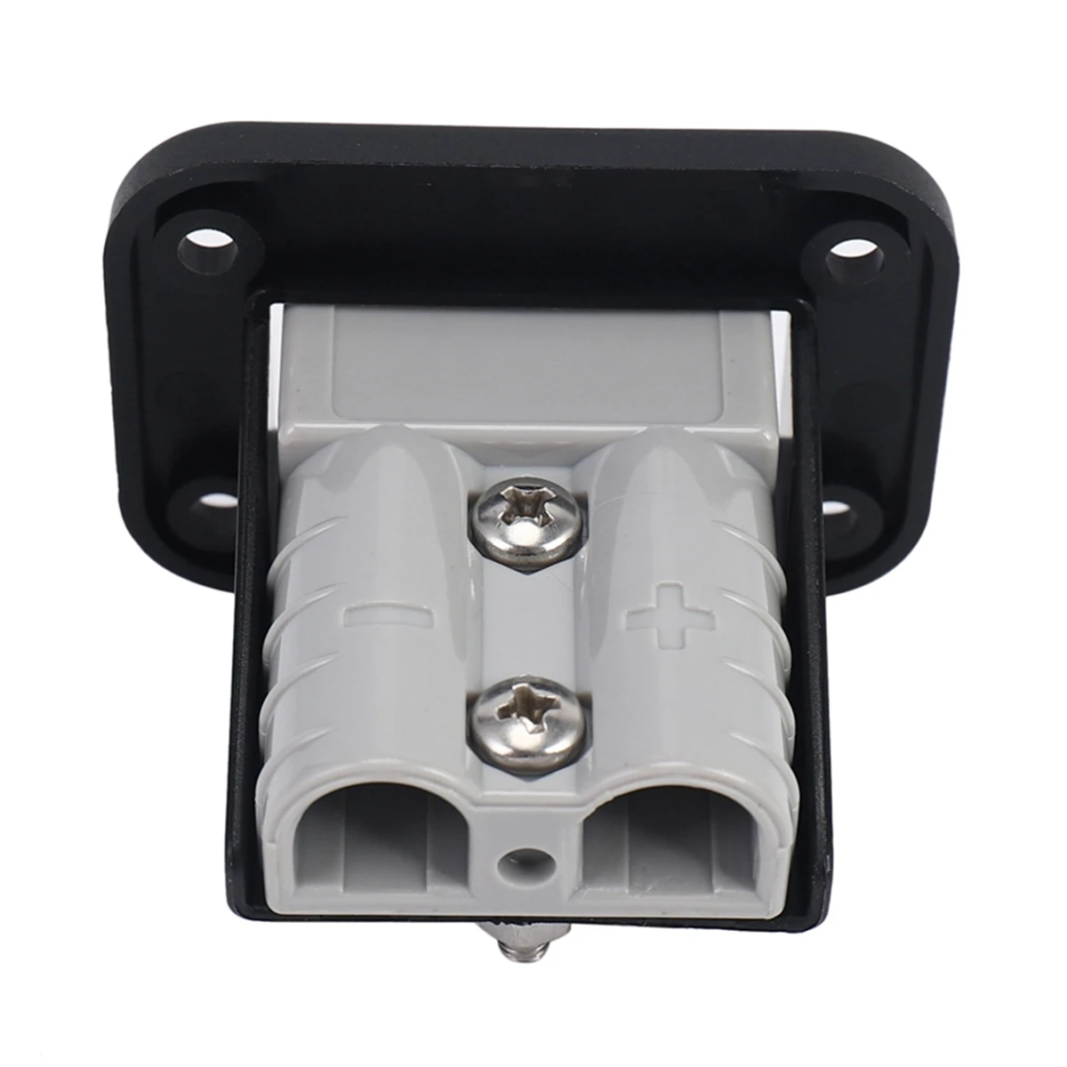 50A Flush Mount Car Anderson Plug Connector Socket Install Bracket Recharge Panel Kit for Caravan Camper Boat Truck