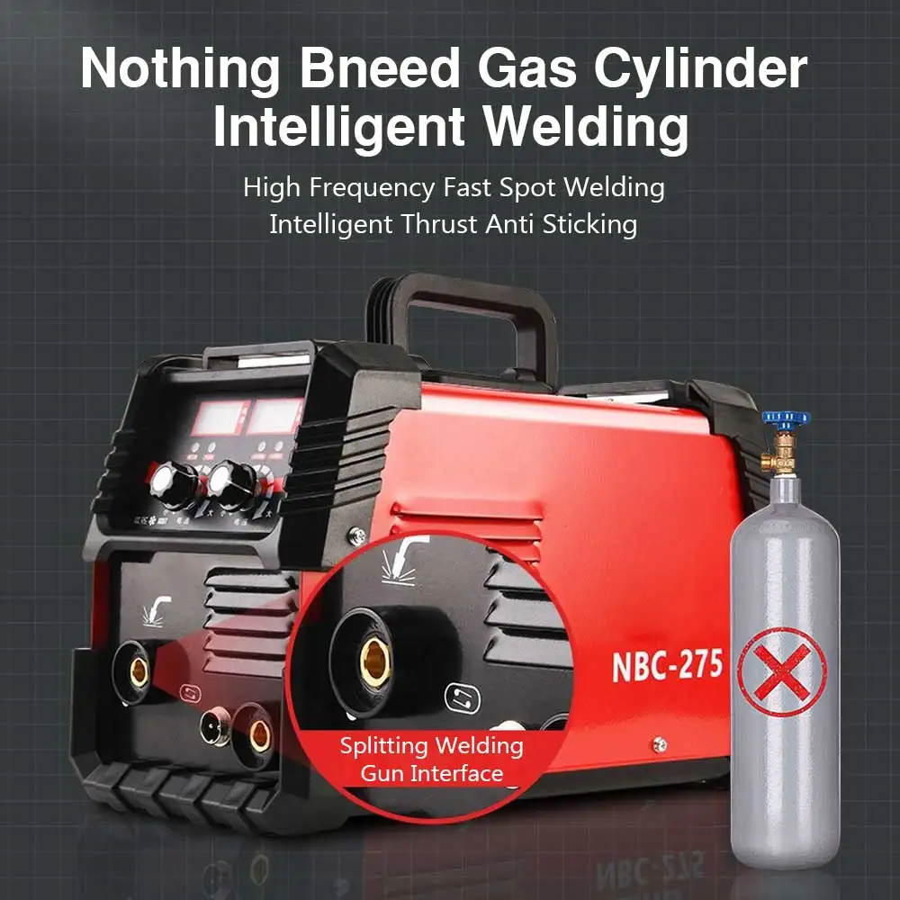 220V Non Gas Welding Machine MMA MIG Carbon Dioxide Gas Shielded Welding Machine Home Welder Machine For Gasless Soldering