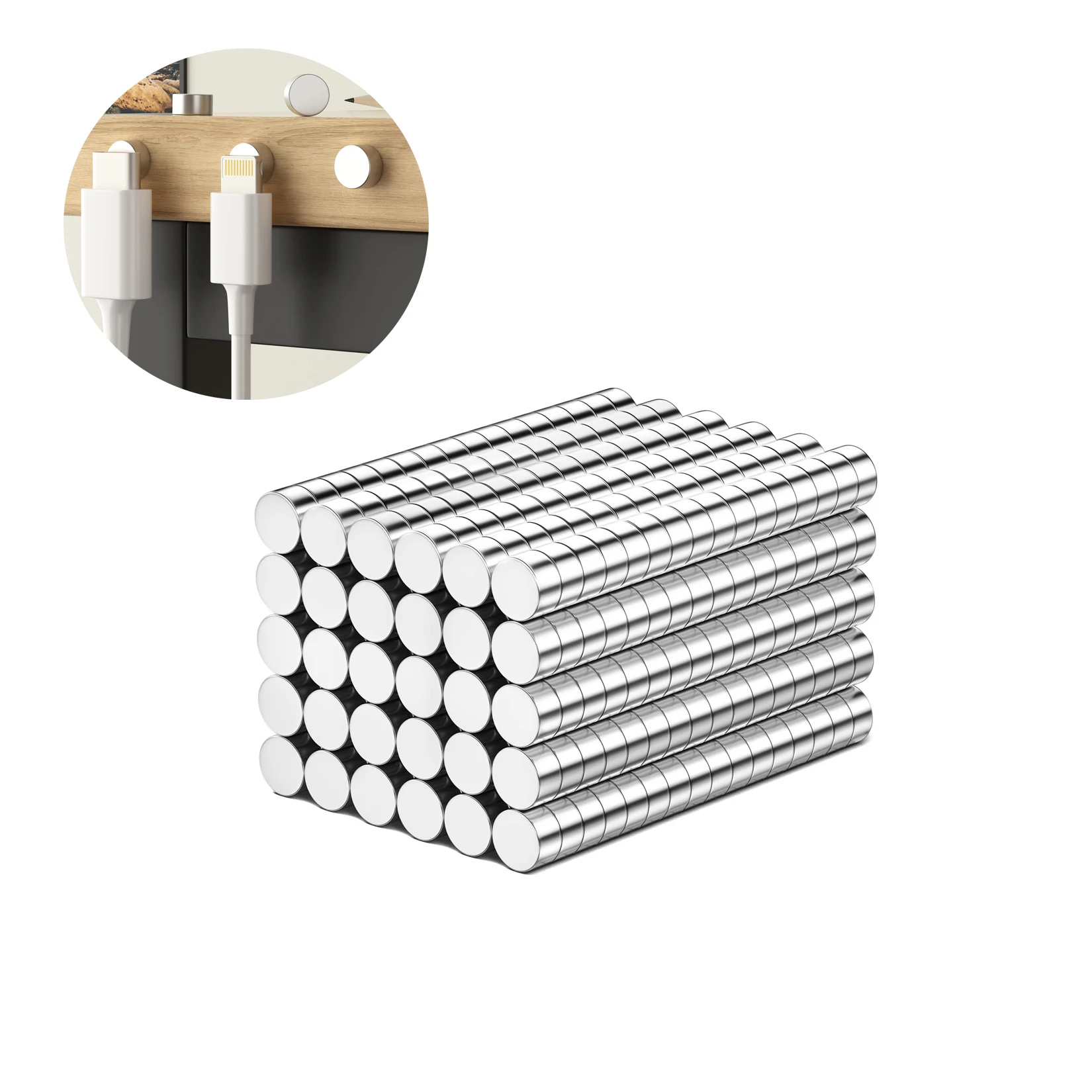 희토류 자석 직경 4x2mm, 소형 원형 자석, 영구 네오디뮴 자석, 4x2mm, 강력한 자석 디스크