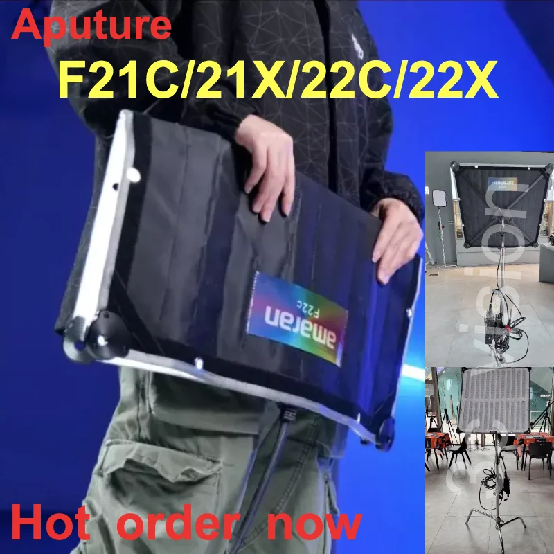 Aputure Amaran F21C/21X/22C/22X Flexible Light 2500-7500K 100/200W RGBWW  Full Color Studio Lamp CCI with Softbox Storage Case