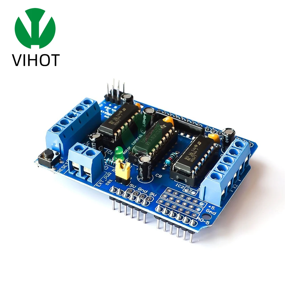 1pcs L293D Motor Drive Shield dual for arduino Duemilanove Motor drive ...