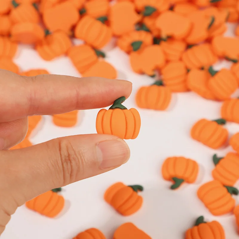 20 Stücke Mini Kürbisse Miniaturen Harz Gefälschte Obst Gemüse Für Halloween Thanksgiving Day Herbst Hause DIY Handwerk Dekor Liefert – Detail 5