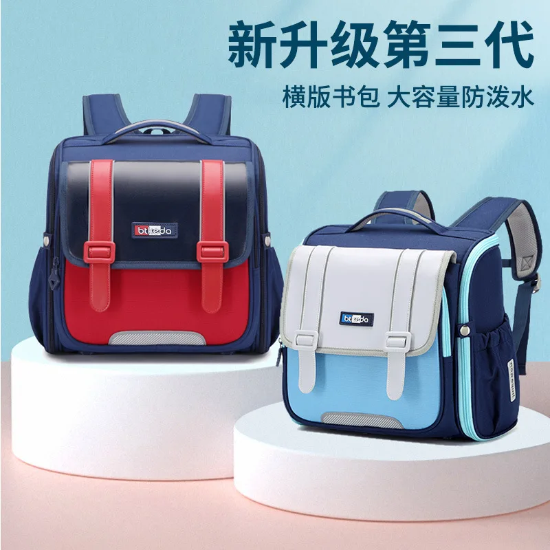 Orthopedic Primary school backpack Children School Bags Girls Boys waterproof Backpack Schoolbag Kids Book Bag Mochila Infantil 2