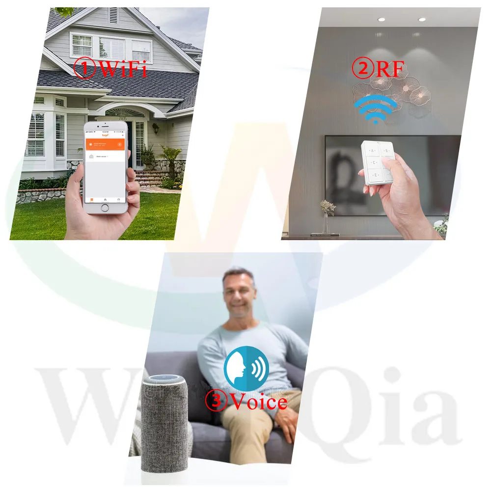 tuya wifi rf interruptor de luz inteligente gang interruptor do painel parede cronometrando trabalho receptor goole 01