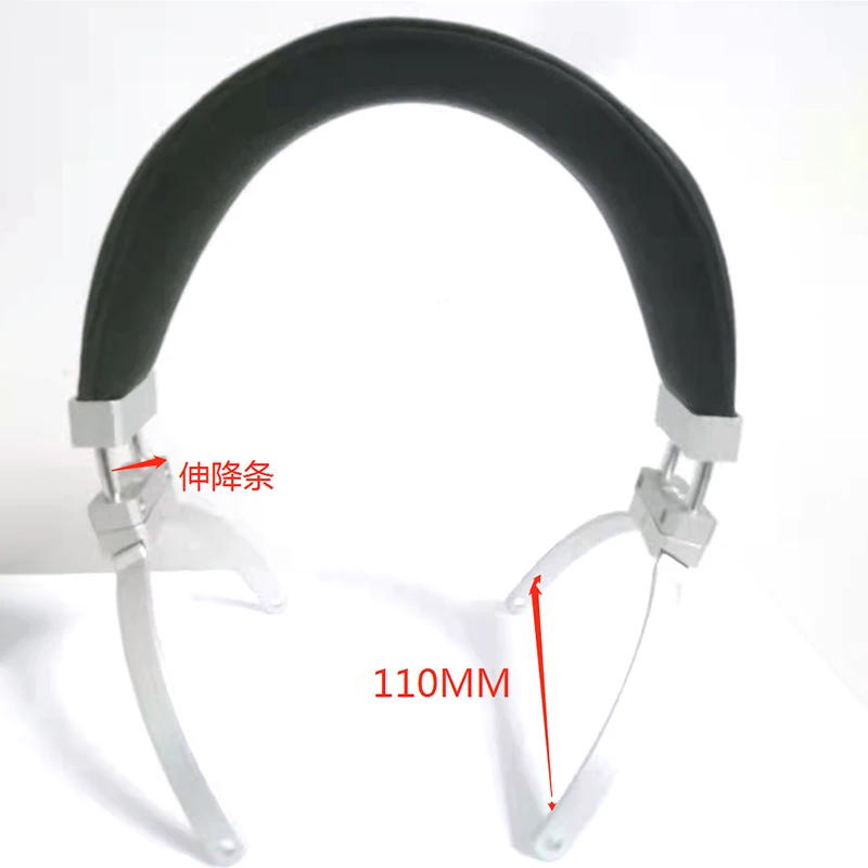 180 Degree Rotatable DIY Headphones Headband for 85MM 100MM 110MM Ear Cups Metal Headband