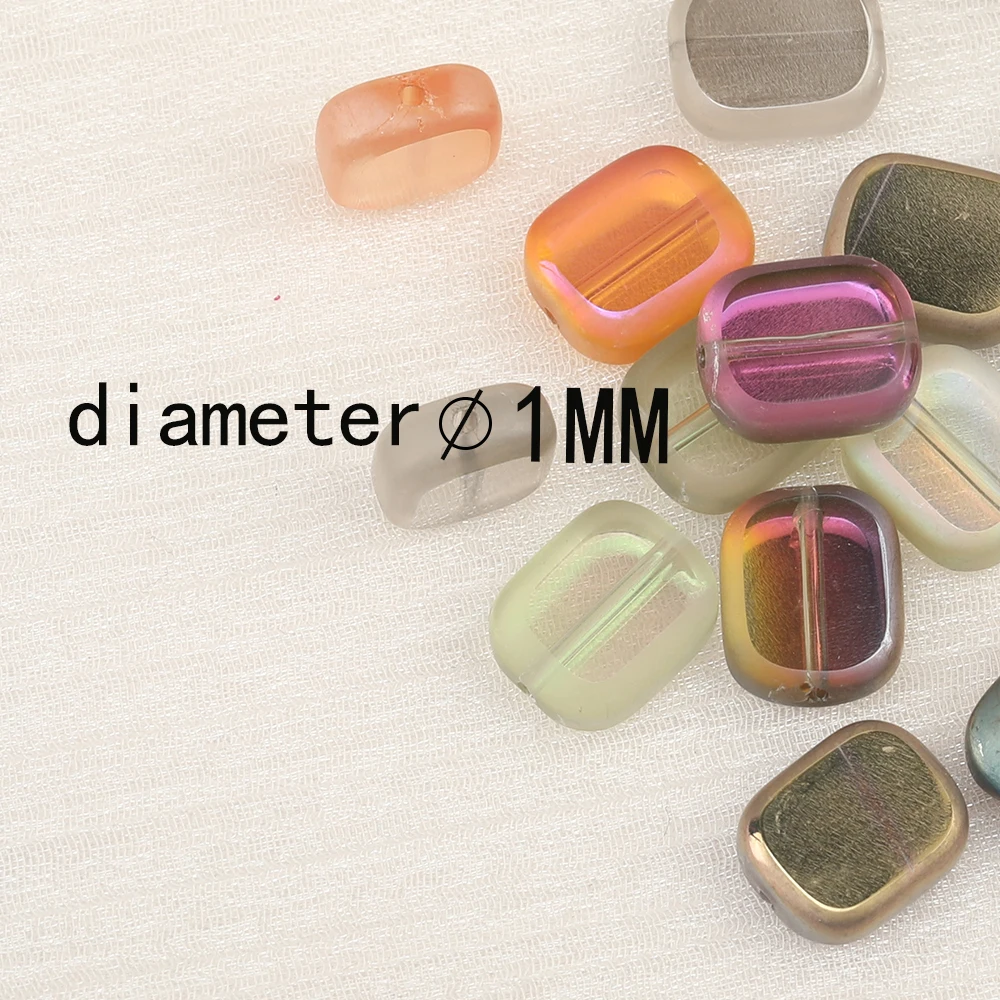 Cordial Design 10*12MM 300pcs DIY Crystal Beads/Hand Made/Rectangle Shape/Aurora Effect/Glass Bead/Jewelry Findings & Components - cordial