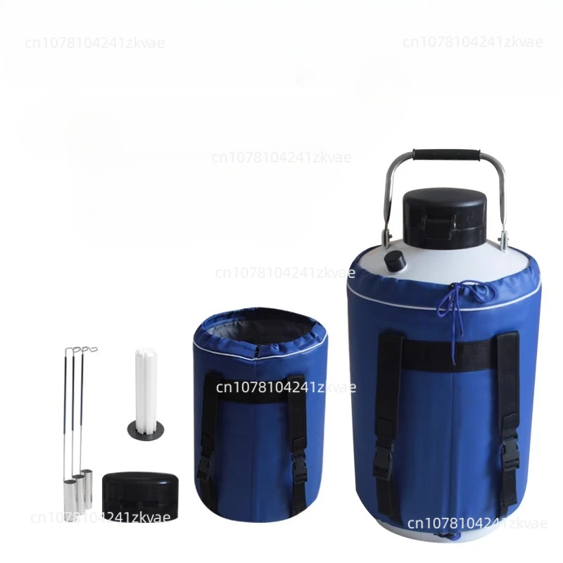 

10/20L Liquid Nitrogen Container Low Temperature Dewar Container Storage Tank