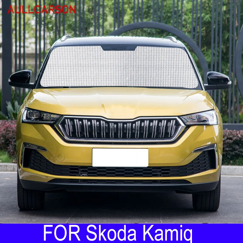 FOR Skoda Kamiq 2020 2019 2018 Sunshades UV Protection Curtain Sun Shade  Visor Front Windshield Protector Car Accessories - AliExpress