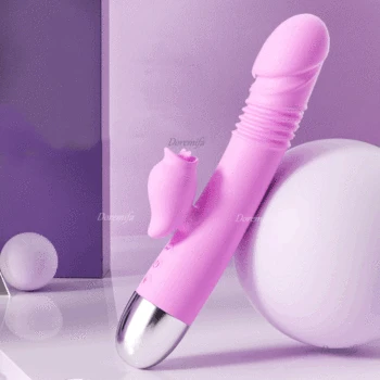 Vibrator Female Masturbation Sex Toy Dildo Stretching Tongue Licking Sucking G-spot Clitoris Blowjob Women Adult Products For 18 2