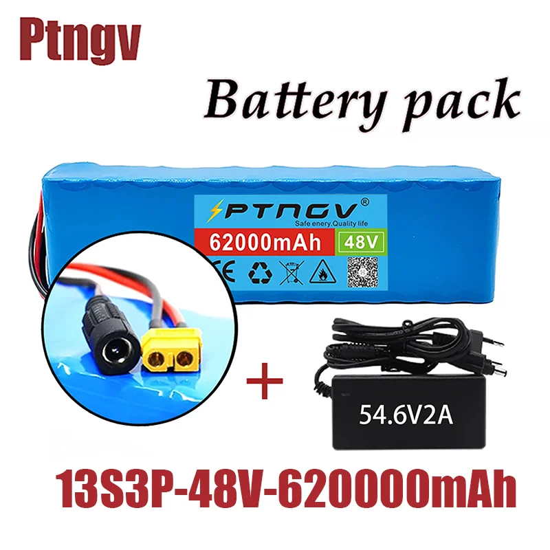 48 Volt Ebike Battery Lithium Li-ion Battery 48V 20Ah Pack For