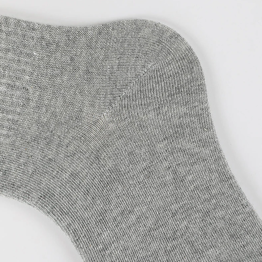 Business Men Cotton Socks 5Pairs Casual Breathable Sports Mid Tube Short Comfort Solid Color White Black Gray Wild Low Top Socks