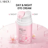 LAIKOU-Sakura Eye Cream, Dark Cowcles, Anti Eye Bags, Sérum hydratant jour et nuit, ReLabels, Raffermissant, Soins de la peau, 20g 1