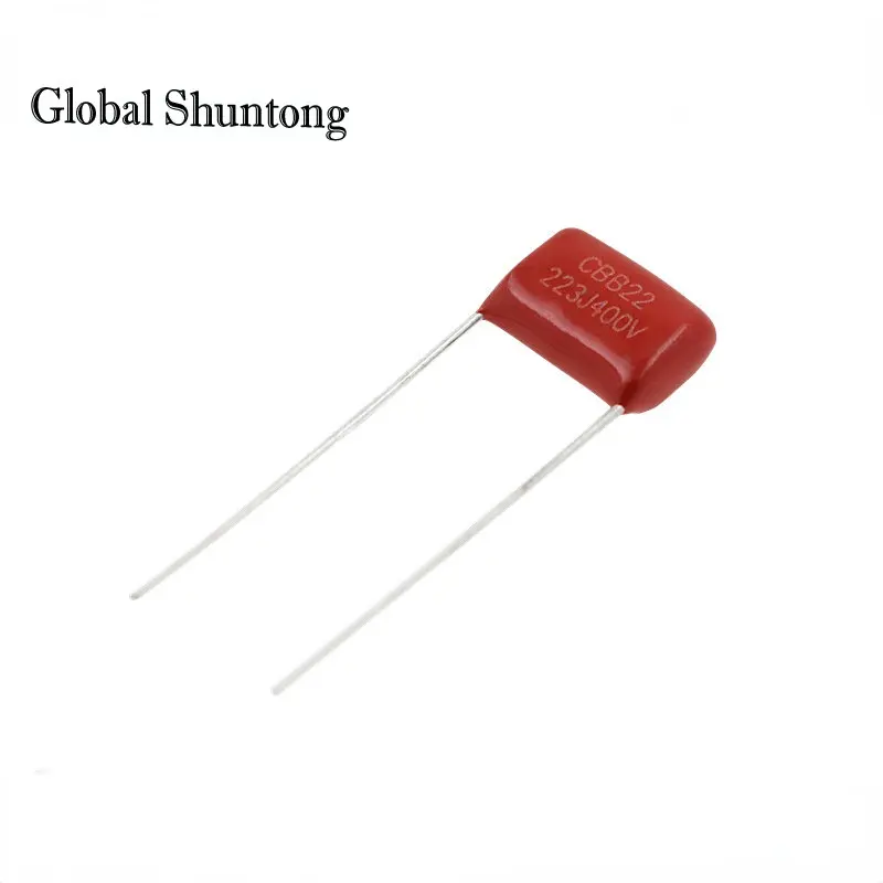 

50PCS CBB Polypropylene Film Capacitor 400V223J 22NF 0.022UF CBB Capacitor P=10MM Pin Pitch