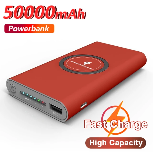 50000mAh Power Bank: 22.5W Batterie Externe à Chargement Rapide avec Grande  capacité et 5 Sorties et 3 entrées : : High-Tech