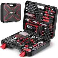 218-Piece Household Tool Kit, Auto Repair Tool Set, Tool Kits for Homeowner, Plier, Screwdriver Set, 1