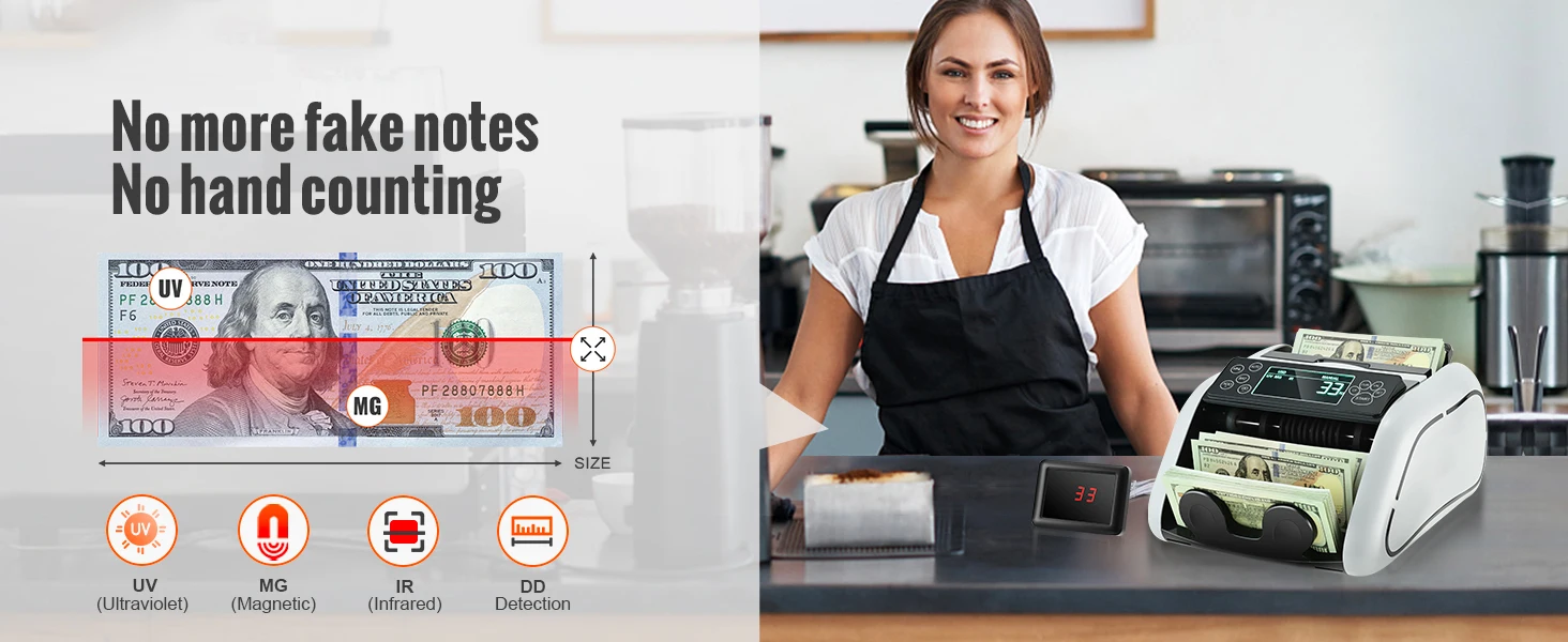 money counter detection features