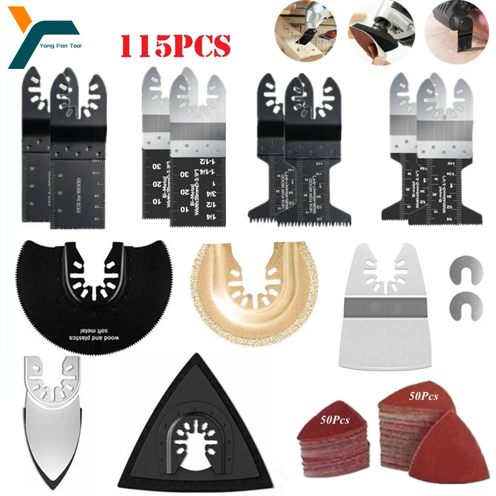 28 Lame Per Sega Multiutensile FANTICDE - Per Legno, Metallo, Plastica - Compatibili Con Bosch, Fein, DeWalt - Foto 4