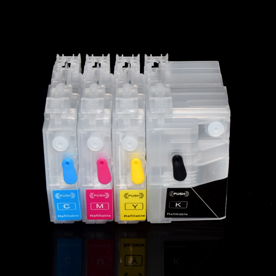 Cartouches à Encre Rechargeables LC422/LC432/LC402XL - Compatibles Brother MFC-J6540DW, J6740DW, Etc.