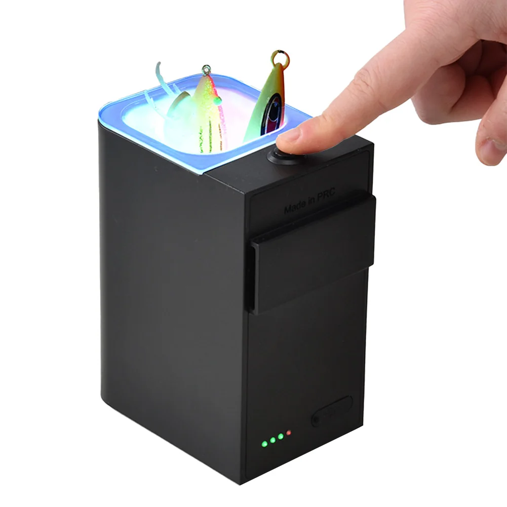 1Pc Uv Glow Soft Hard Jig Fishing Lure Fill Light Flash Accumulator Led Luminous Bait Cup Squid Jig Fill Light Fishing Tool