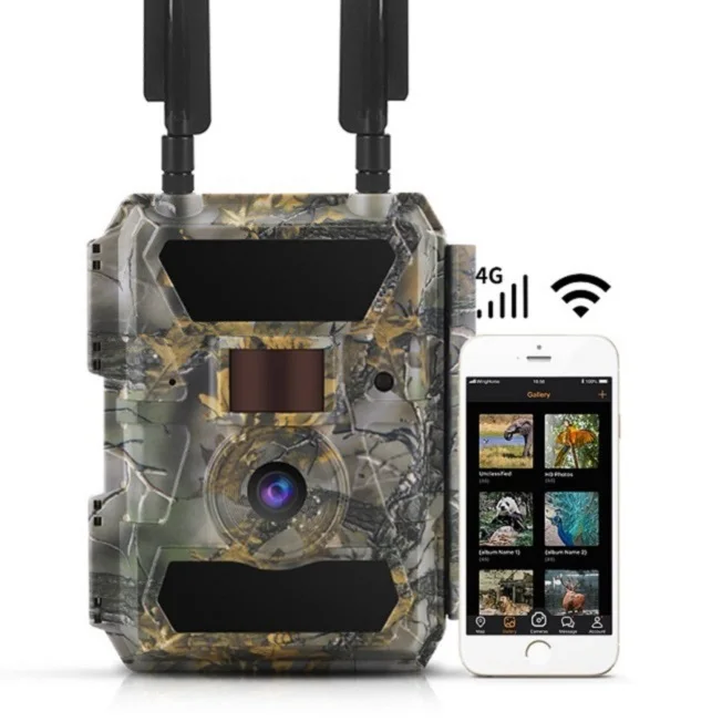 

New 4G LTE GPS location IP66 Waterproof Outdoor Wildlife Hunting Trail Camera with video transmission