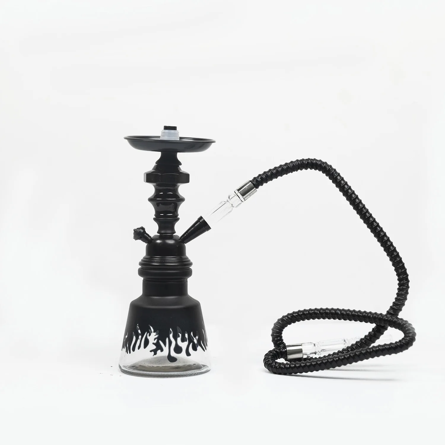 Shisha Hookah Single Double Tubes Shisha Hookah Water Pipe Glass Made Gift Package For Bar KTV Party Private Use
