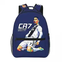 CR7 Cristiano Ronaldo Backpack Student Schoolbag for Men Women Laptop Canvas Bags 1