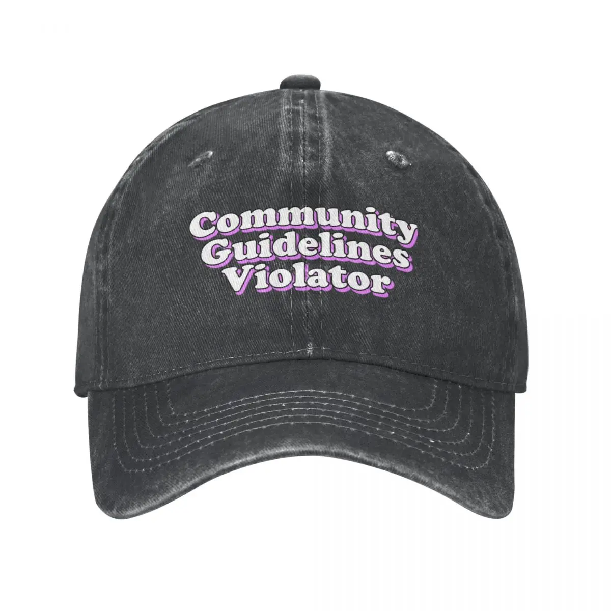 

Community Guidelines Violator Cap Cowboy Hat sun hat golf hat custom cap Beach bag luxury woman hat Men's