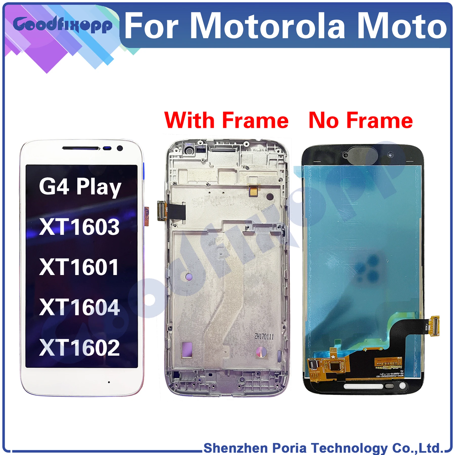 

For Motorola MOTO G4 PLAY XT1601 XT1602 XT1603 XT1604 LCD Display Touch Screen Digitizer For G4PLAY Assembly Repair Replacement