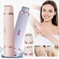 Bikini Trimmer for Women - Painless Electric Razors for Silk Skin,Cordless Body Shaver for Trip,Replaceable Lady Facial Razor 6