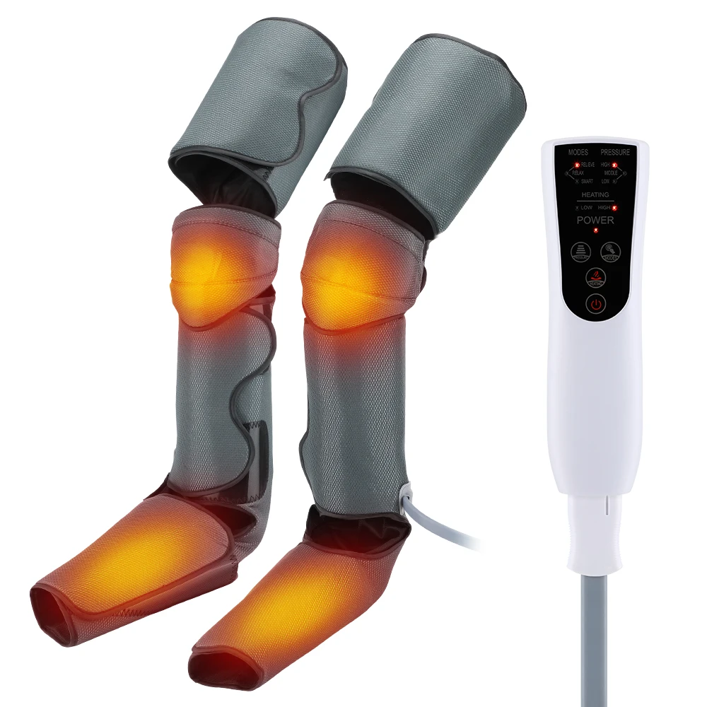 Loftdrock Oberschenkel Wade Massager 3 Niveauen 360° Volldeckung Waarm Kompress Verbesserung vun alen kale Been Fouss Middegkeet Linderung Massage_voghion.com