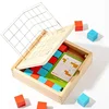 Cube Three-View Teaching Aids Orientation Observer Space Thinking Training Primary School Students Year 34 Grade Children's Toys 4