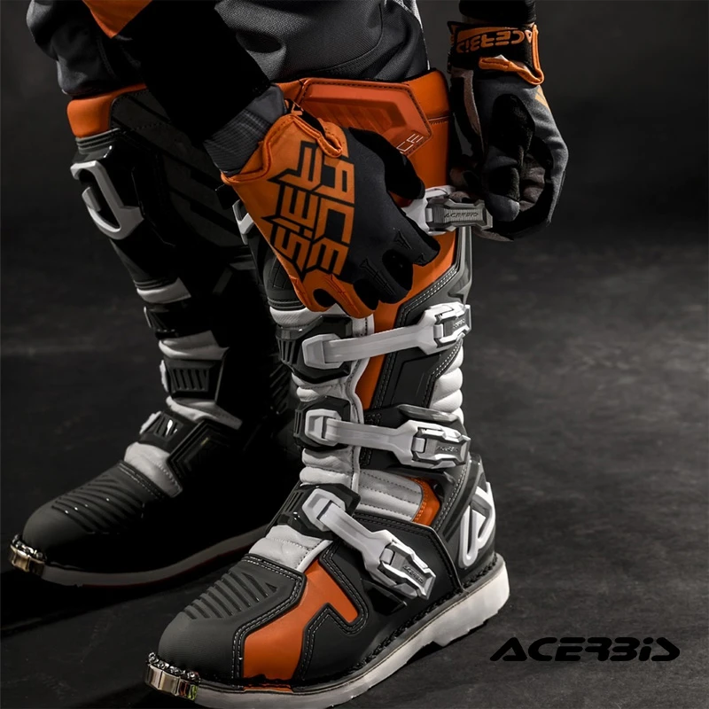 Acerbis Botas de Motocross para hombre, de carreras para Motocross, Mx|Botas de motocicleta| - AliExpress