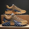 Casual Dad Sneakers Thick Bottom Running Shoes Breathable Comfortable Men's Summer Sports Shoes EVA Midsole round Toe Mesh Linin