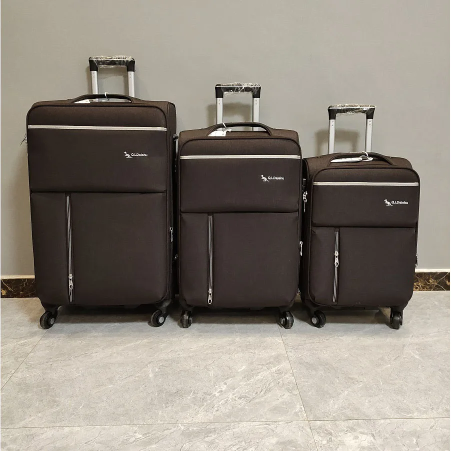 20&quot24&quot28“Soft Fabric Suitcase Bag With Wheels Oxford Cloth Trolley Rolling Luggage Boarding Case For Women &amp Men Free Shipping |